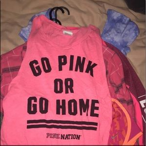 Pink tank top